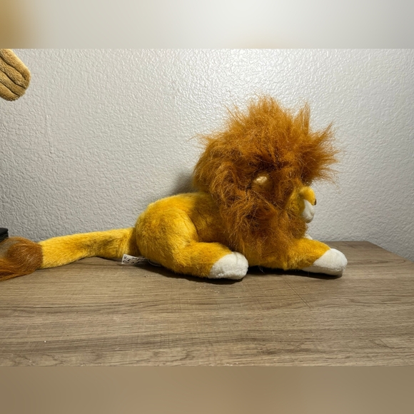 Lion King SIMBA Authentic Plush Puppet Vintage 93 Mattel Disney Don't Work - Picture 3 of 5